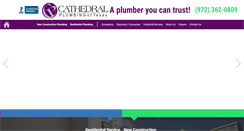 Desktop Screenshot of cathedralplumbingtx.com