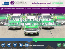 Tablet Screenshot of cathedralplumbingtx.com